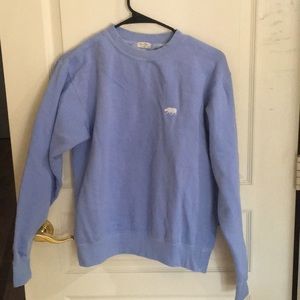 Sky blue crew neck sweatshirt